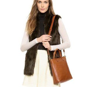 Madewell English Saddle Zip-Top Transport Crossbody